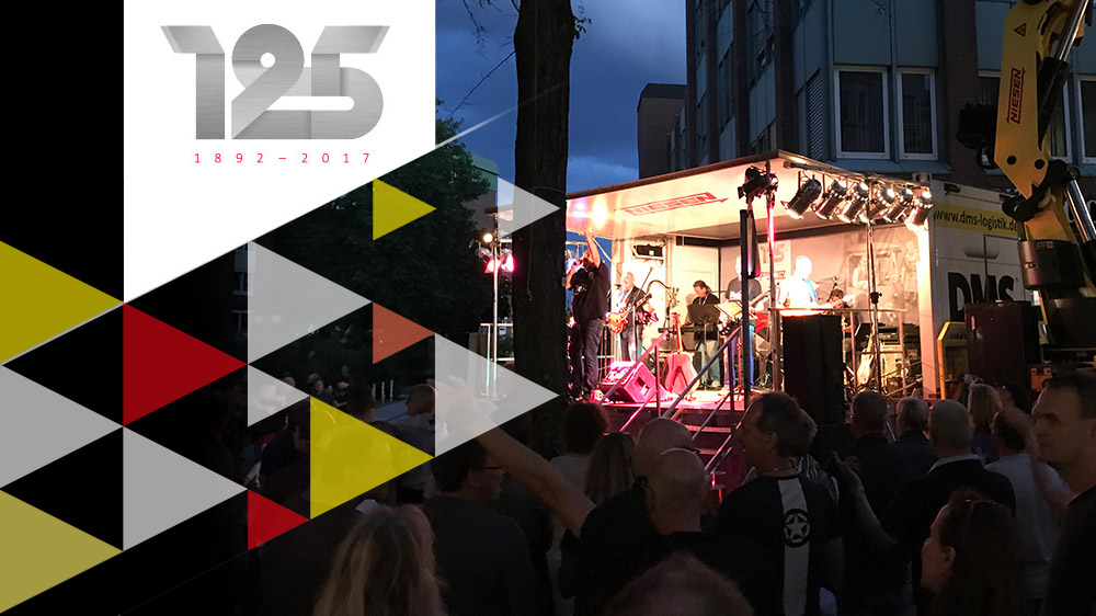 NIESEN feiert 125-jähriges Firmenbestehen auf Musikfestival Street Life 